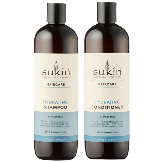 Sukin Hydrating Shampoo & Conditioner Twin 2 x 500ml