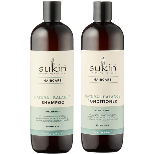 Sukin Natural Balance Shampoo & Conditioner Twin 2 x 500ml