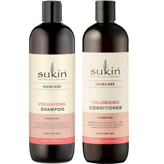 Sukin Volumising Shampoo & Conditioner Twin 2 x 500ml