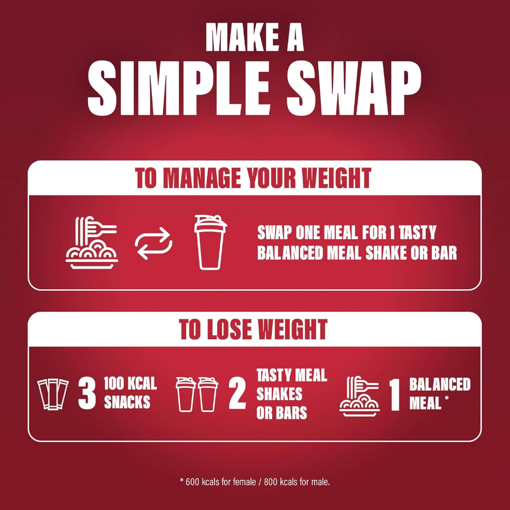 SlimFast Tasty Balanced Meal Powder Strawberry Tub 584g