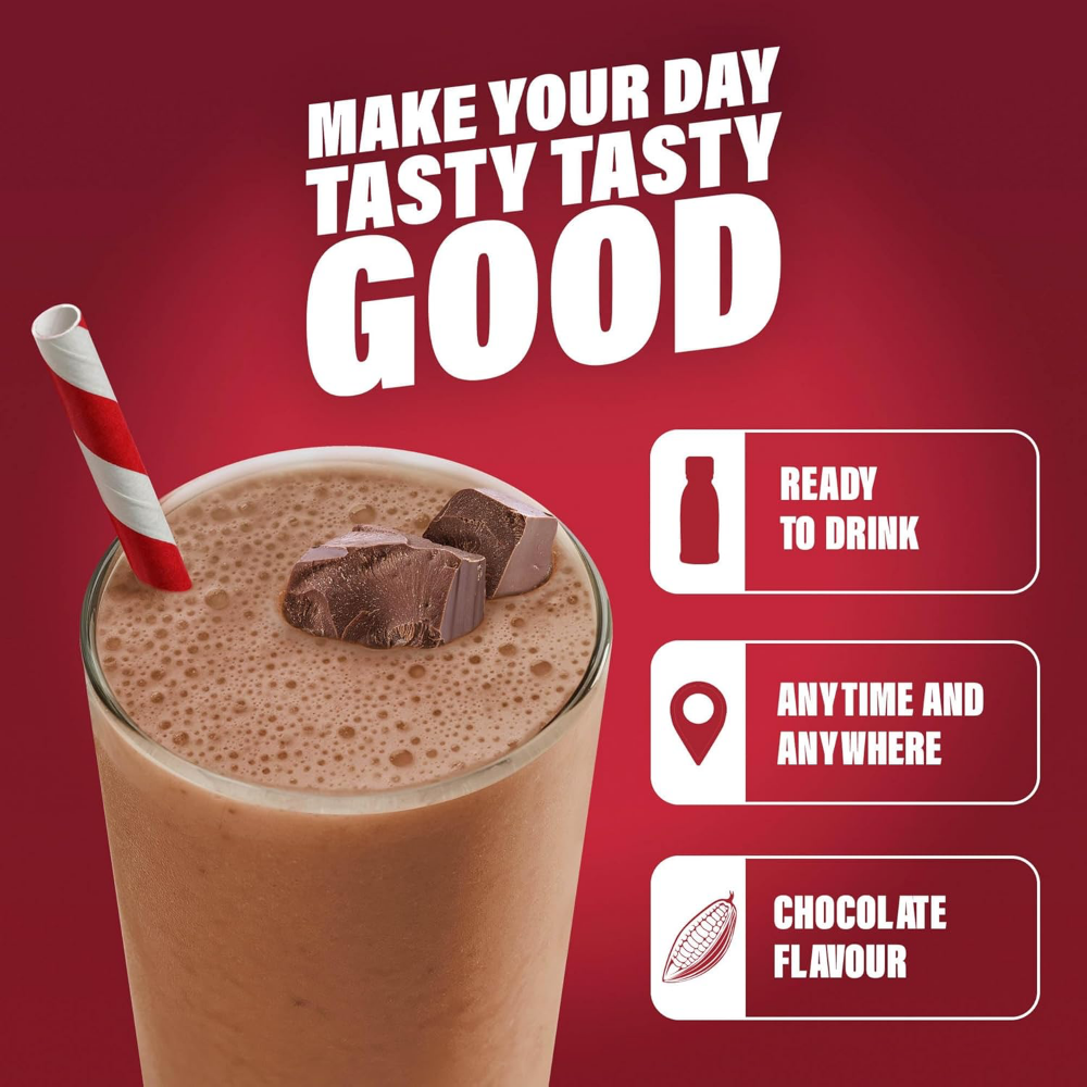 SlimFast Tasty Balanced Meal Chocolate Milkshake Multipack 6 x 325ml