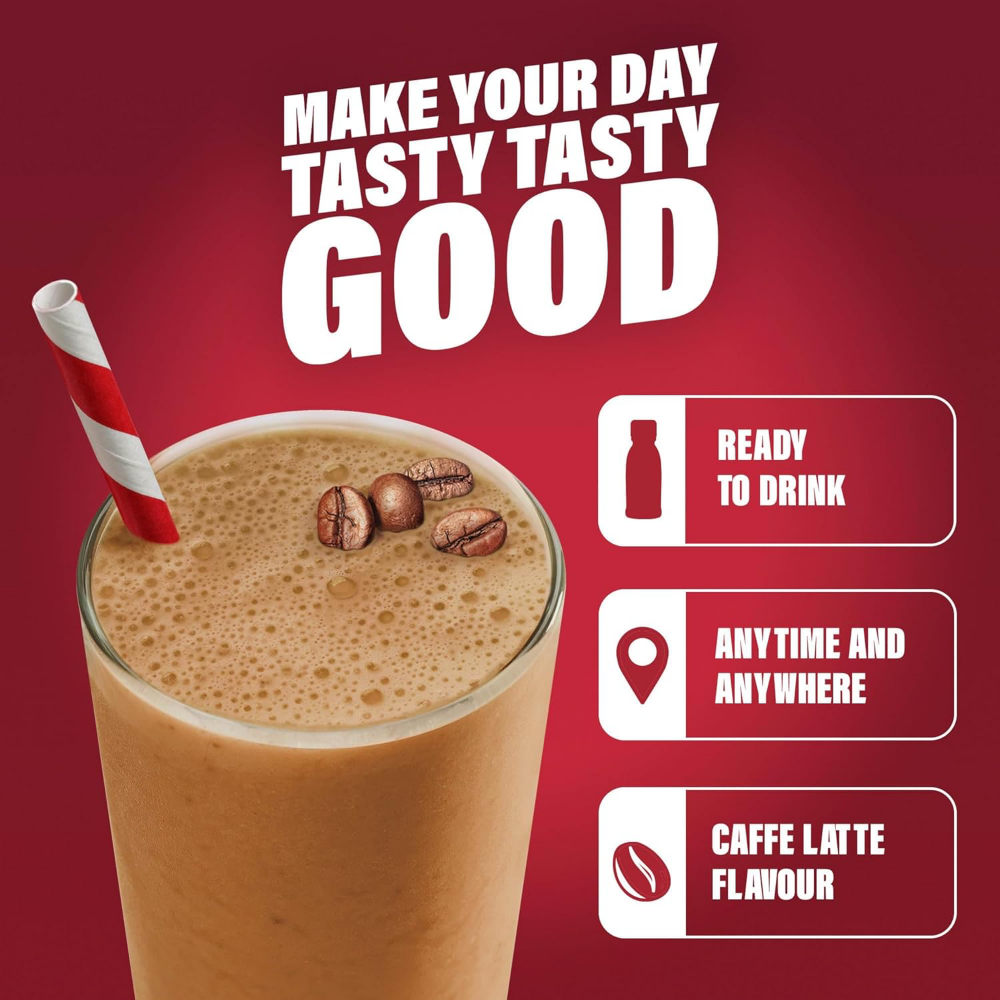 SlimFast Tasty Balanced Meal Café Latte Milkshake Multipack 6 x 325ml