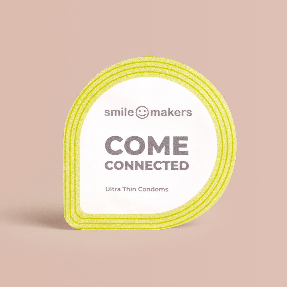 Smile Makers Come Connected Ultra-Thin Vegan Condoms x10