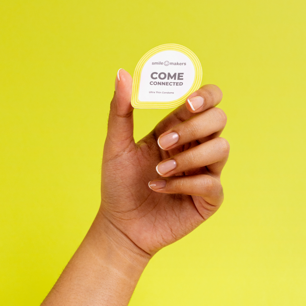 Smile Makers Come Connected Ultra-Thin Vegan Condoms x10