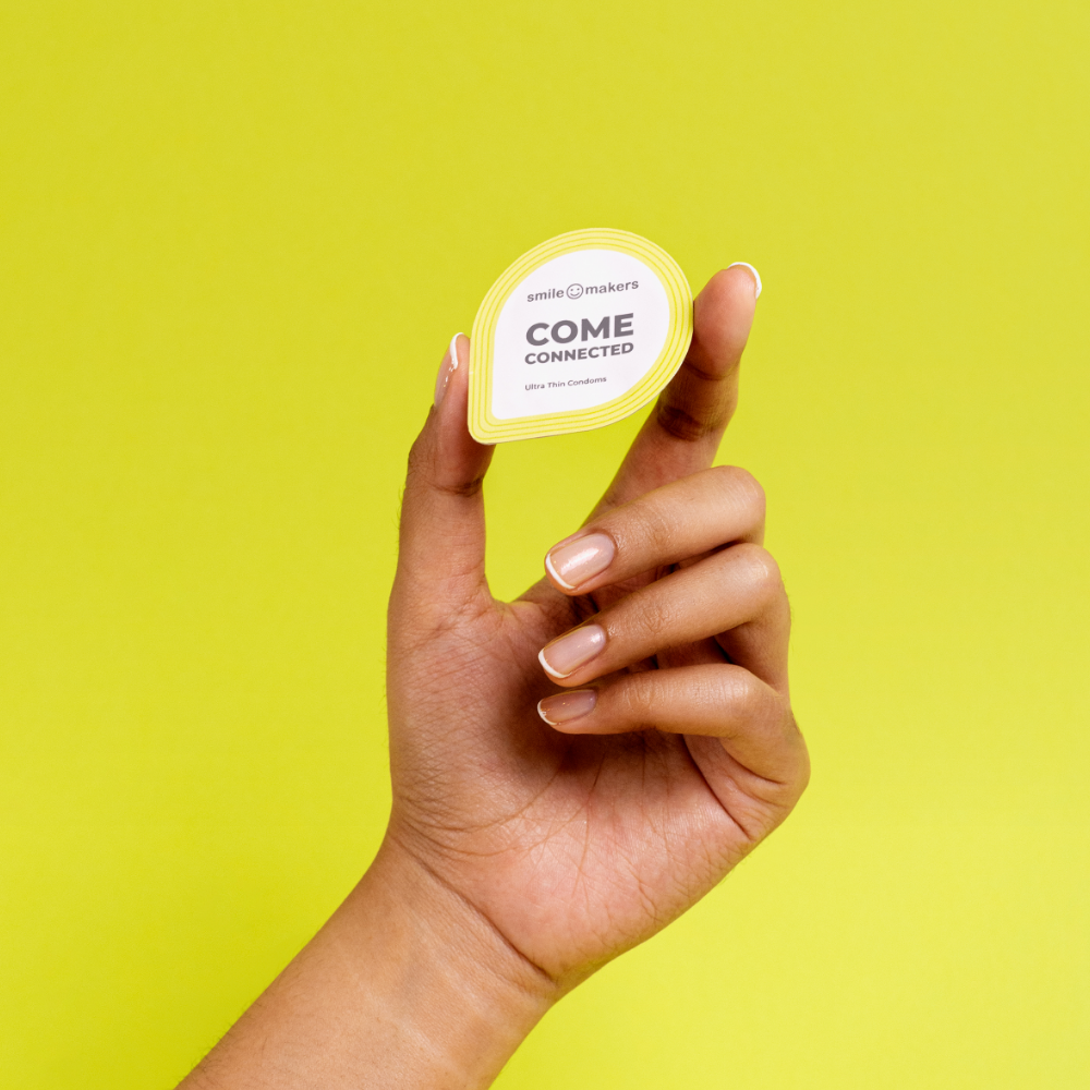 Smile Makers Come Connected Ultra-Thin Vegan Condoms x10