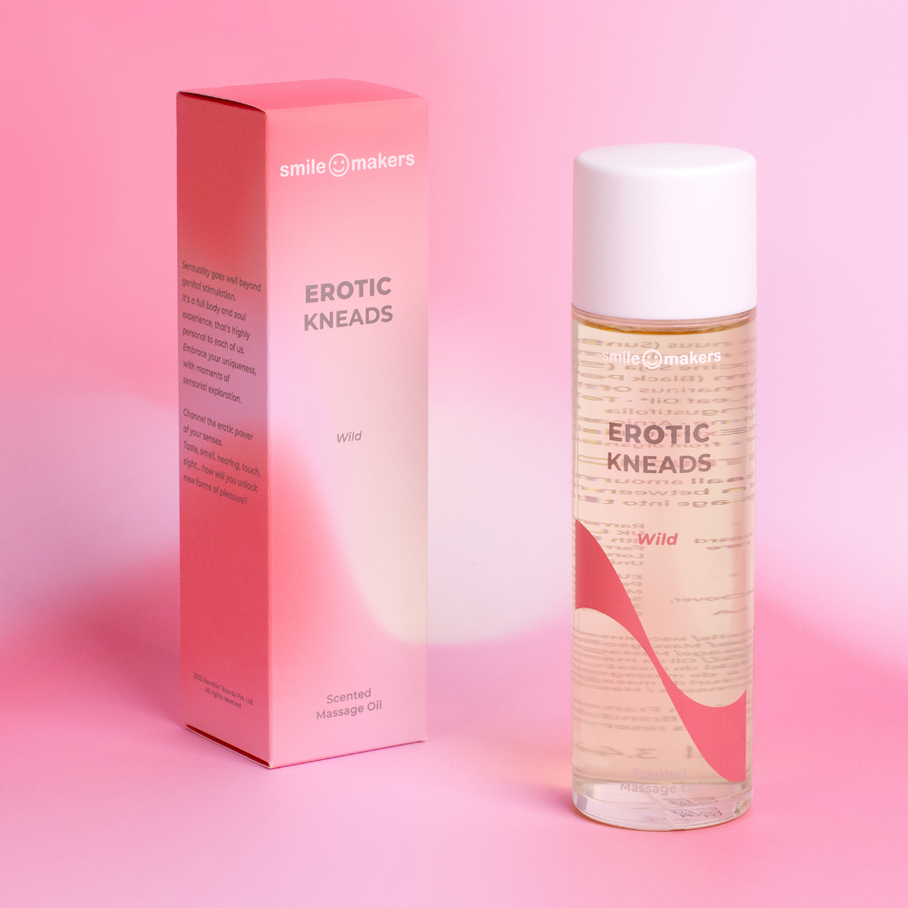 Smile Makers Wild Erotic Kneads Scented Massage Oil 100ml
