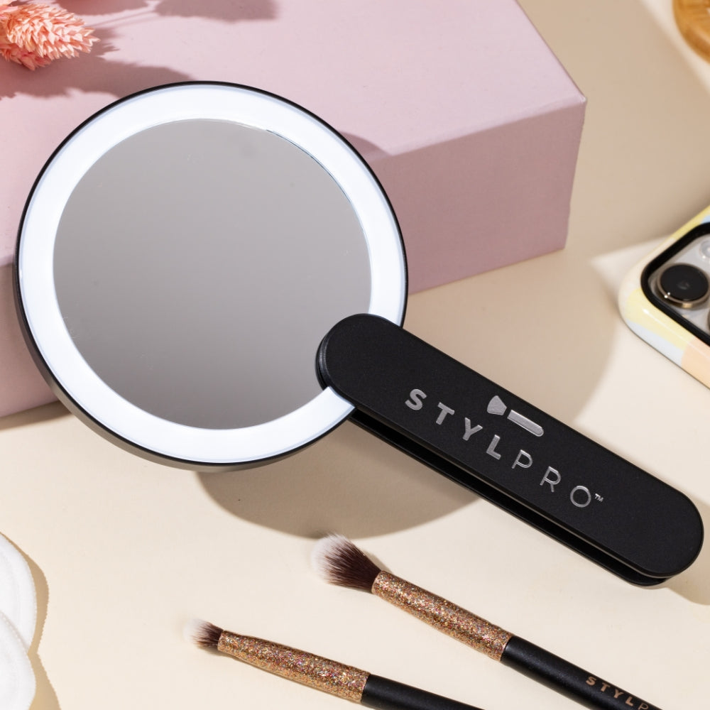 StylPro Twirl Me Up Compact LED Mirror