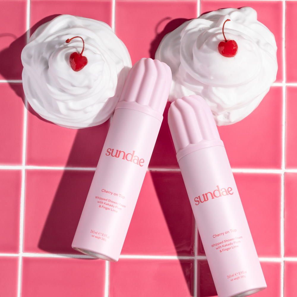 Sundae Whipped Shower Foam Cherry On Top 265ml