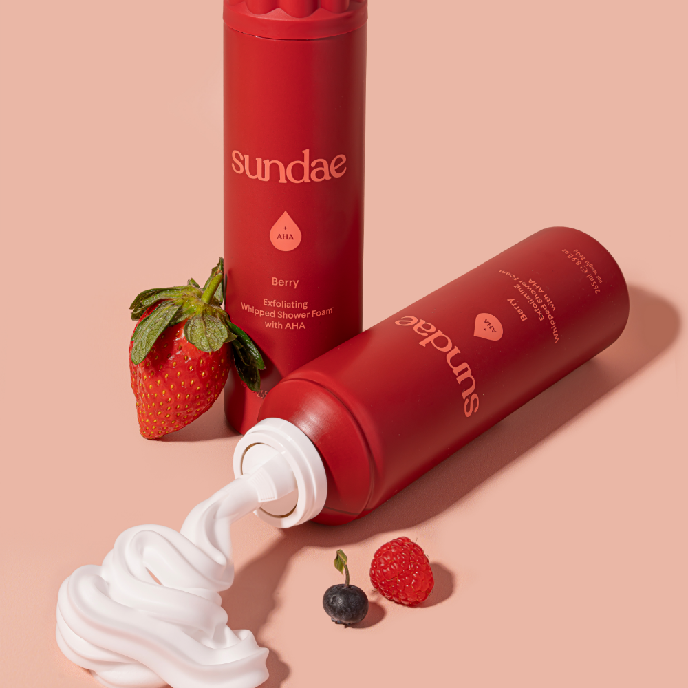 Sundae Whipped Shower Foam Very Berry 265ml