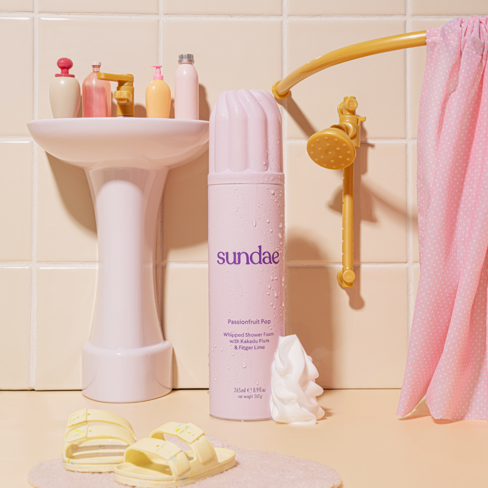 Sundae Whipped Shower Foam Passionfruit Pop 265ml