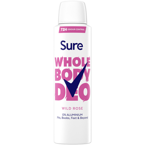 Sure Whole Body Deo 72h Wild Rose Deodorant Body Spray 150ml