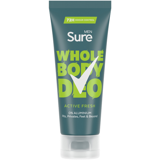 Sure Men Whole Body Deo 72h Active Fresh Deodorant Cream 75ml