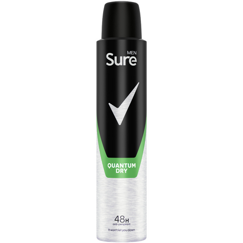 Sure Men Essential Protection 48h Quantum Dry Anti-Perspirant Deodorant Spray 200ml