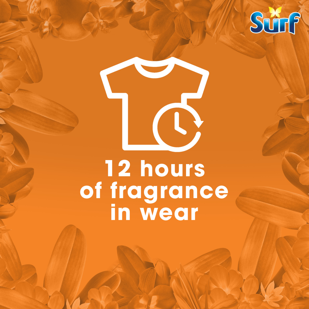 Surf Passion Bloom Concentrated Liquid Laundry Washing Detergent 44 Washes 1188ml