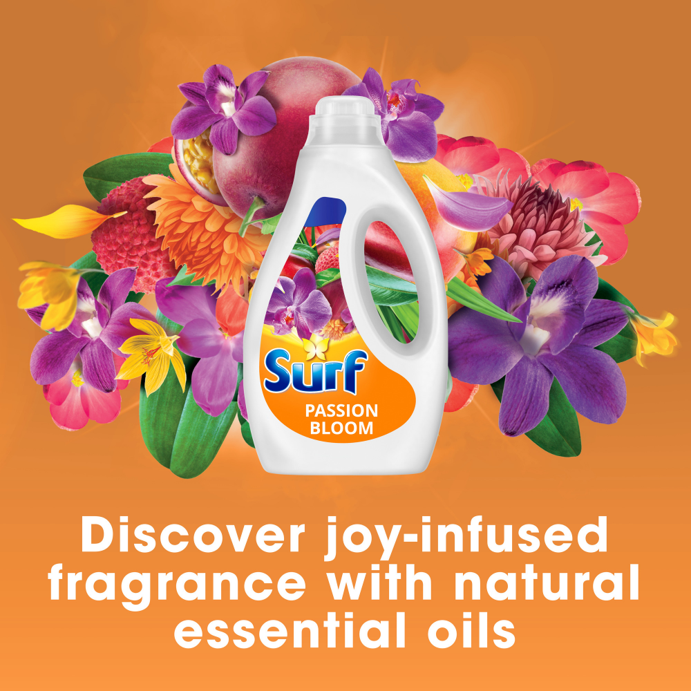 Surf Passion Bloom Concentrated Liquid Laundry Washing Detergent 95 Washes 2500ml