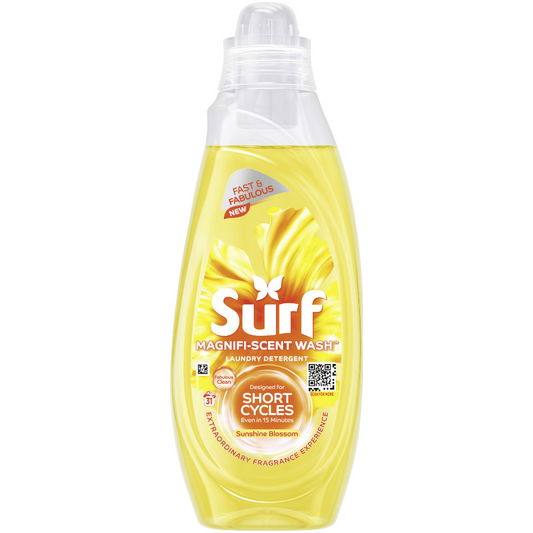 Surf Sunshine Blossom Concentrated Liquid Laundry Washing Detergent 31 Washes 837ml