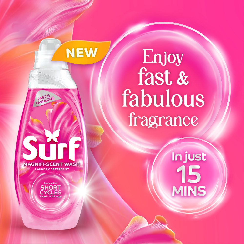 Surf Magnifi-Scent Wash Floral Fusion Liquid Laundry Washing Detergent 31 Washes 837ml
