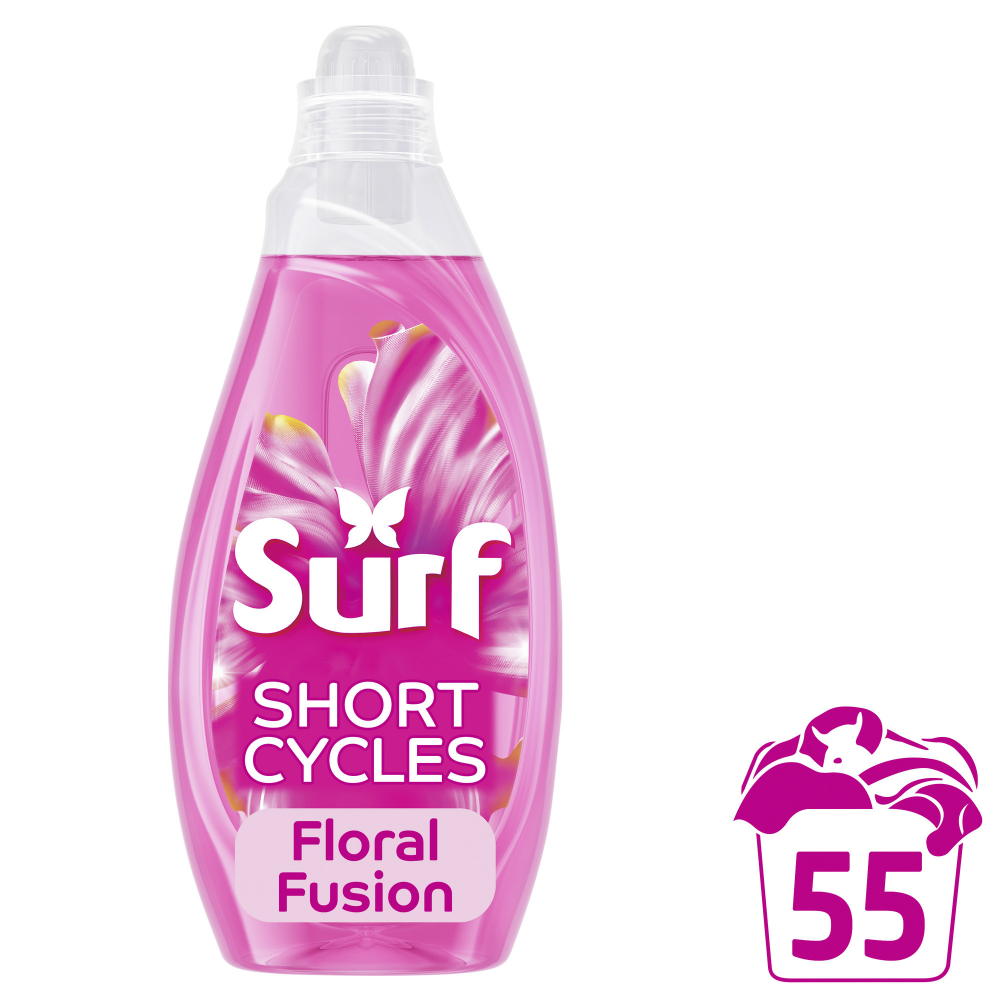 Surf Magnifi-Scent Wash Floral Fusion Liquid Laundry Washing Detergent 55 Washes 1485ml