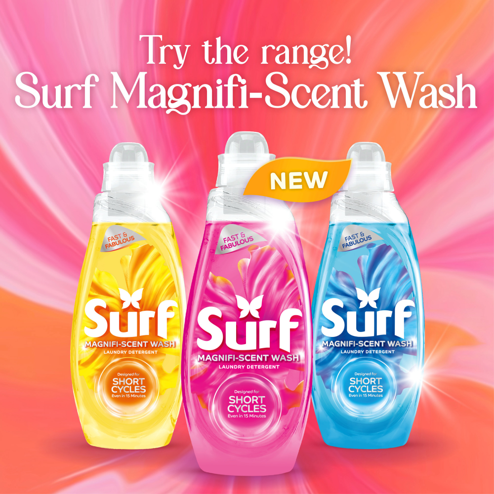 Surf Magnifi-Scent Wash Floral Fusion Liquid Laundry Washing Detergent 55 Washes 1485ml