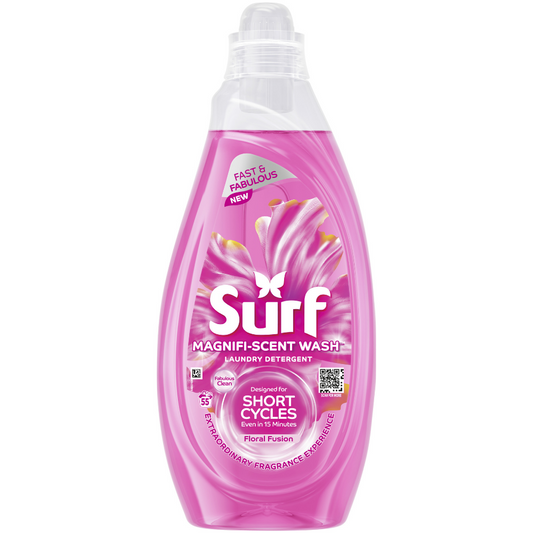 Surf Magnifi-Scent Wash Floral Fusion Liquid Laundry Washing Detergent 55 Washes 1485ml