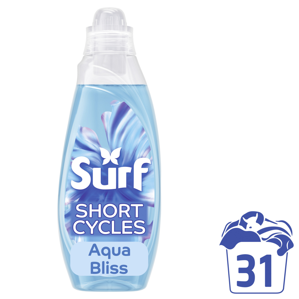 Surf Magnifi-Scent Wash Aqua Bliss Liquid Laundry Washing Detergent 31 Washes 837ml