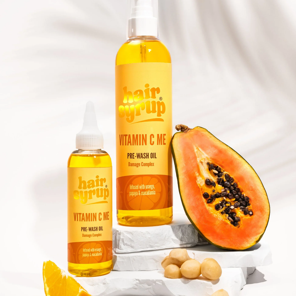 Hair Syrup Rapunzel Pre-Wash Oil Treatment & Vitamin C Me Pre-Wash Oil Treatment Twin 2 x 100ml