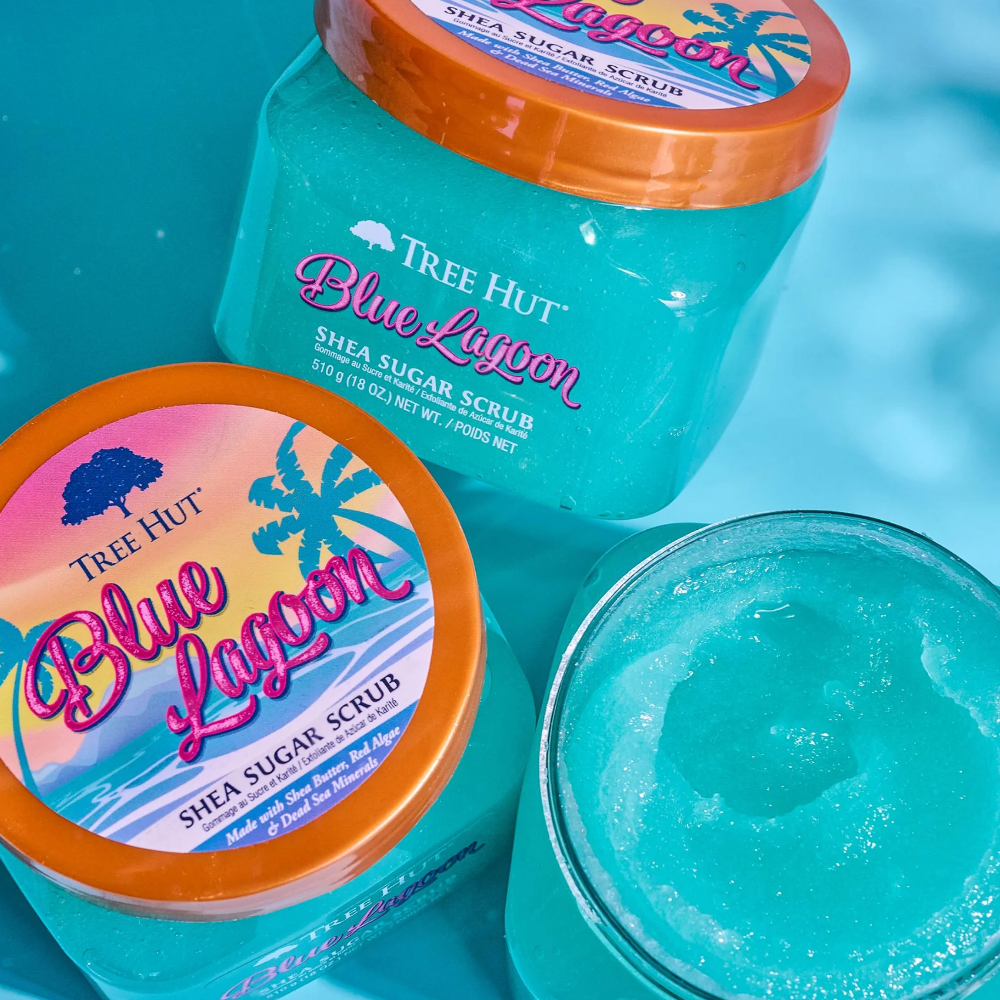Tree Hut Shea Sugar Scrub Blue Lagoon 510g