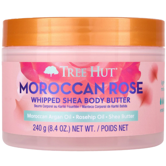 Tree Hut Whipped Shea Body Butter Moroccan Rose 240g