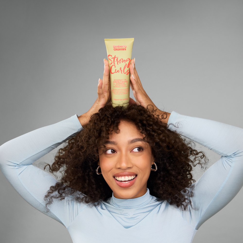 Umberto Giannini Strong Curls Rosemary Oil Strengthening Shampoo 250ml