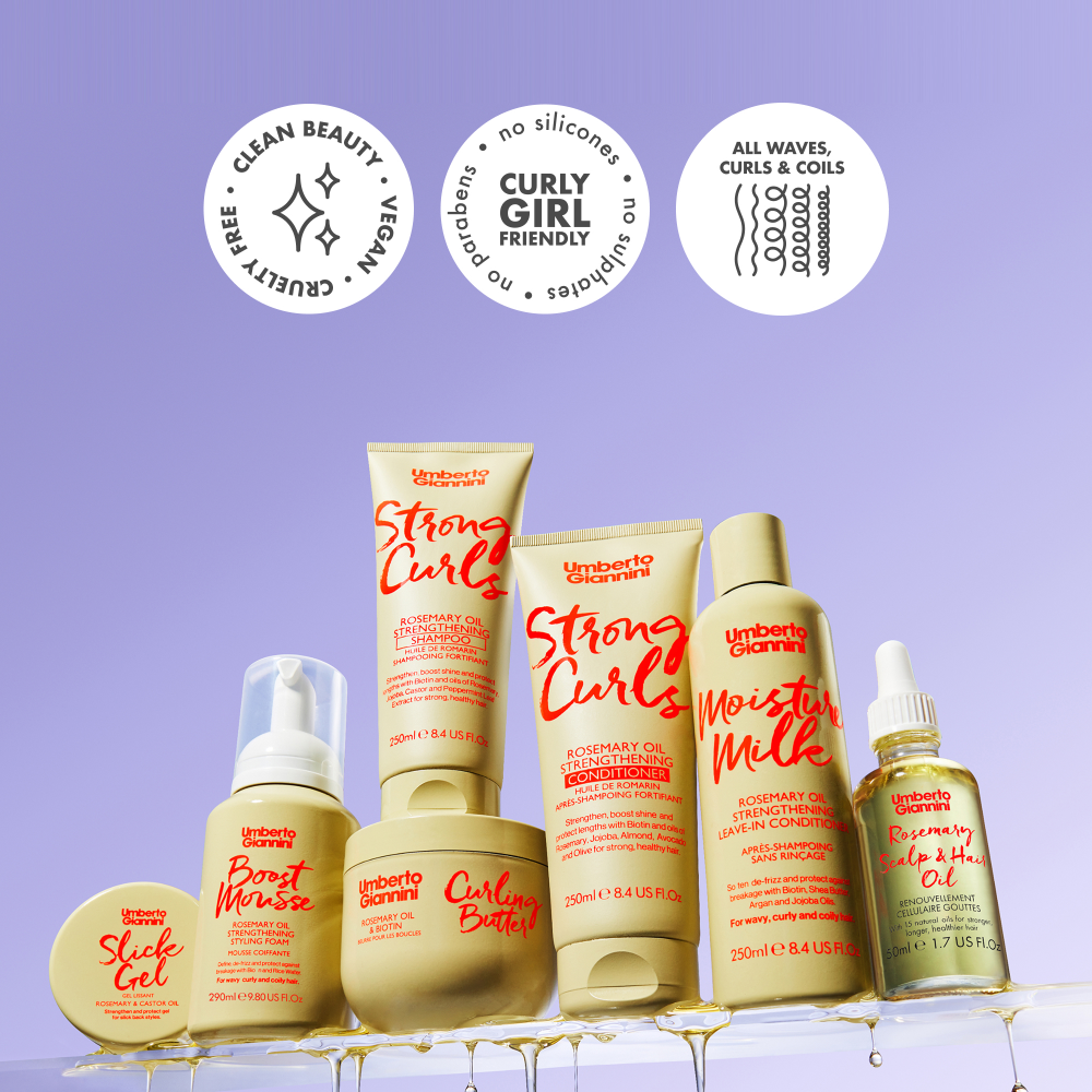 Umberto Giannini Moisture Milk Rosemary Oil Strengthening Leave-In Conditioner 250ml
