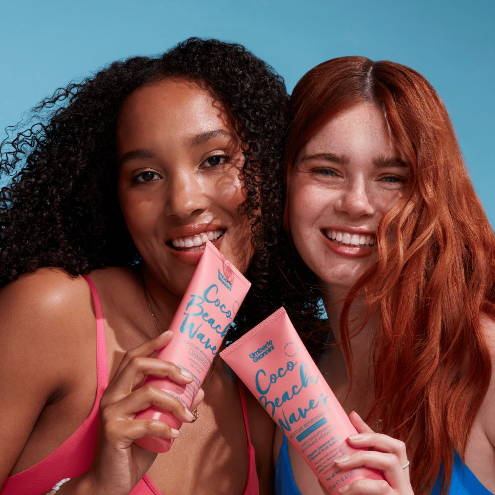 Umberto Giannini Coco Beach Waves Moisture Replenishing Shampoo & Conditioner Twin 2 x 250ml
