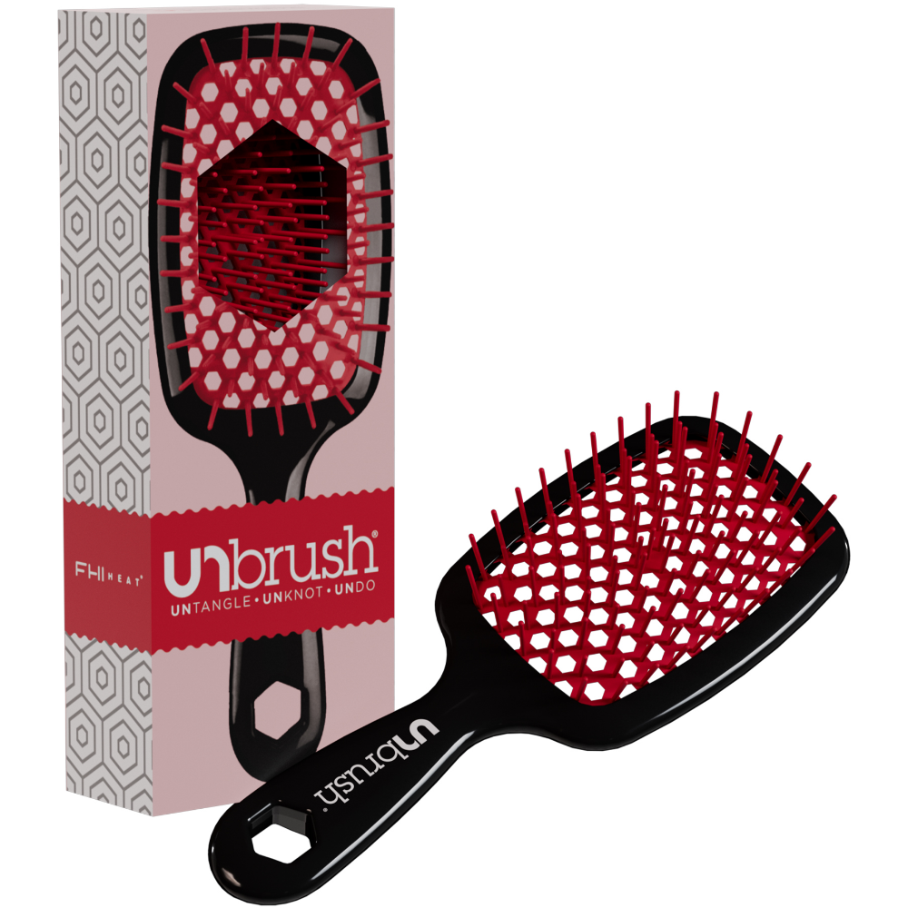 UNbrush Detangling Hair Brush Canyon Red