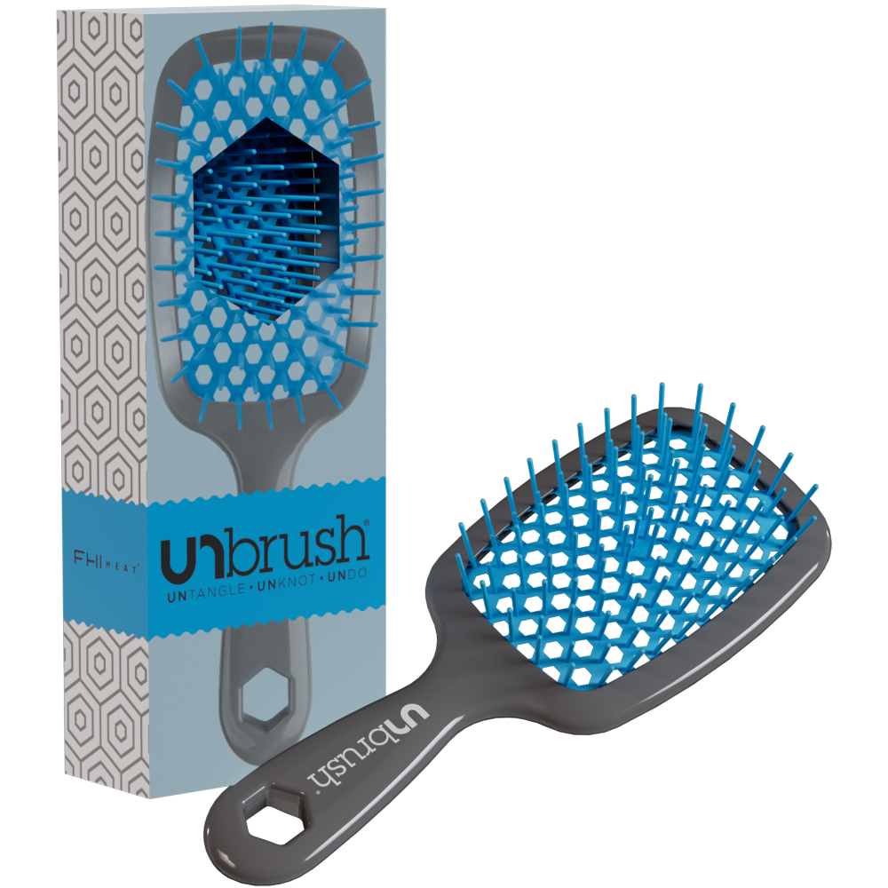 UNbrush Detangling Hair Brush Sky Blue
