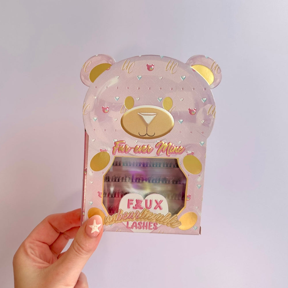 Unicorn Cosmetics Fur-Ever Mine Unbearlievable DIY Individual Lash Clusters Black