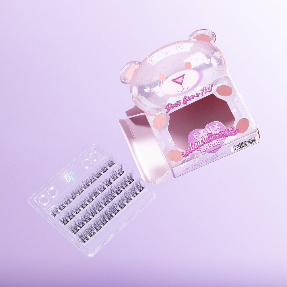 Unicorn Cosmetics Don't Give A Fluff Unbearlievable DIY Individual Lash Clusters Black