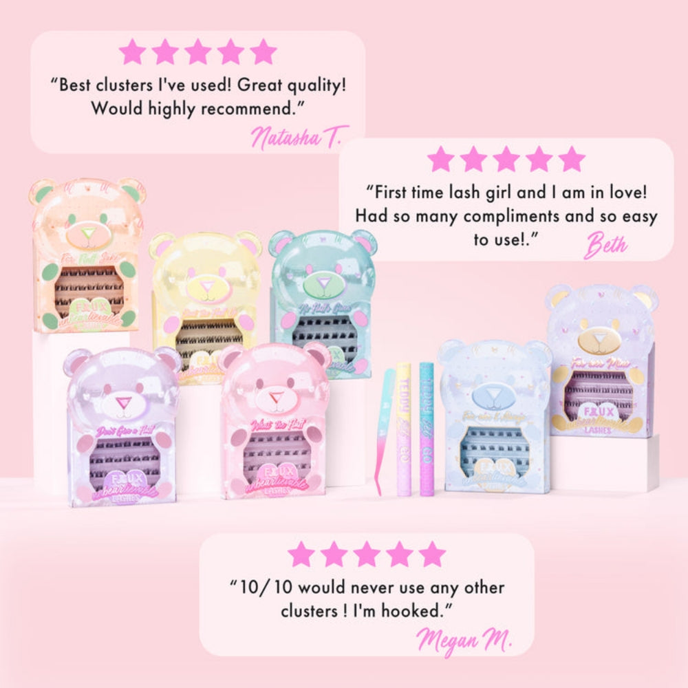 Unicorn Cosmetics Shut The Fluff Up Unbearlievable DIY Individual Lash Clusters Black