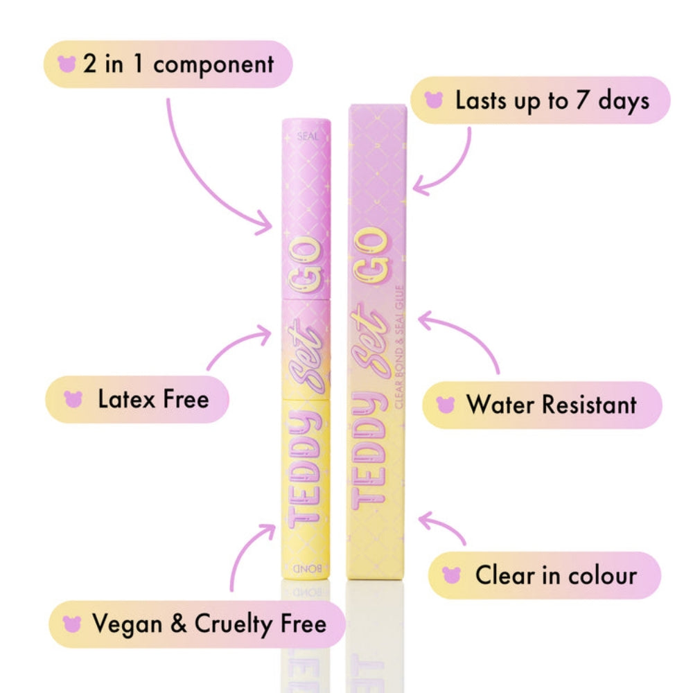 Unicorn Cosmetics Teddy Bond & Seal Glue Clear 2 x 4g