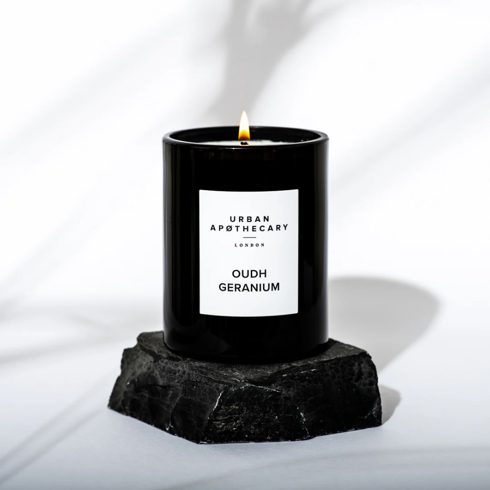 Urban Apothecary Oudh Geranium Signature Jar Candle 300g