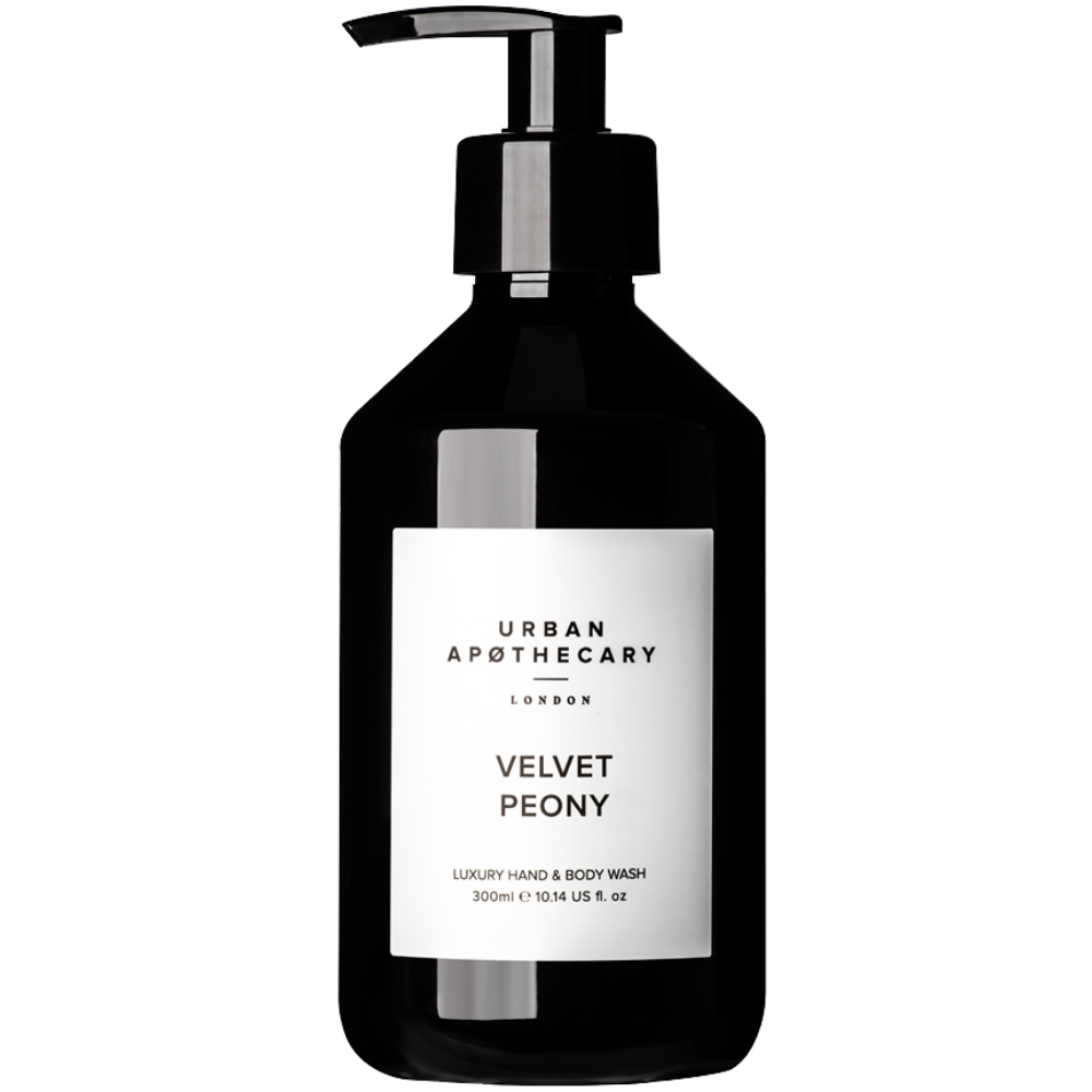 Urban Apothecary Velvet Peony Luxury Hand & Body Wash 300ml