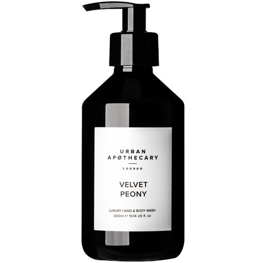 Urban Apothecary Velvet Peony Luxury Hand & Body Wash 300ml