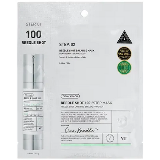 VT Cosmetics Reedle Shot 100 2-Step Mask 25g