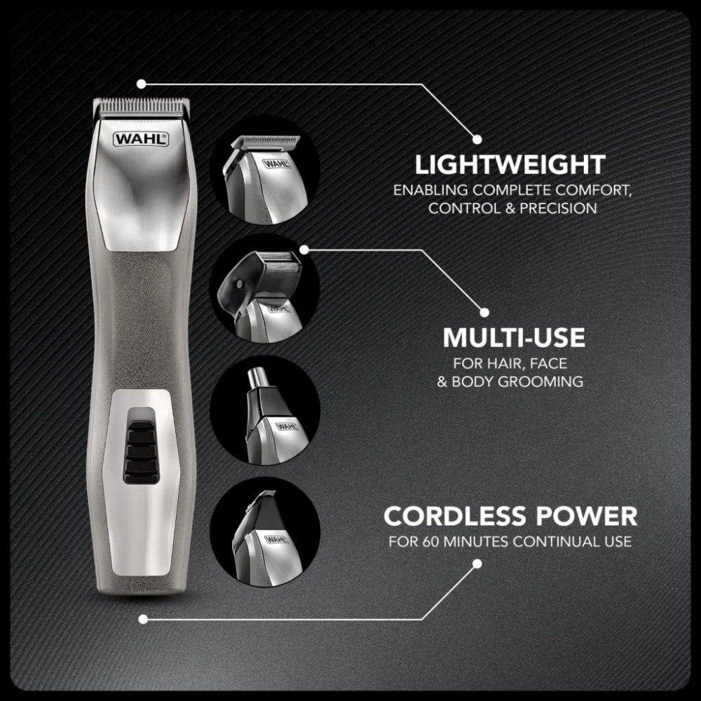 Wahl 11-In-1 Chromium Multi Groomer Trimmer Kit