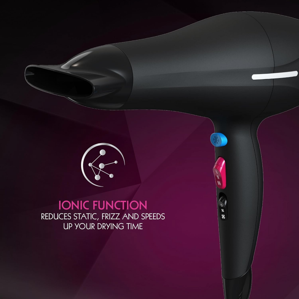 Wahl Ionic Smooth Hair Dryer 2200W Black