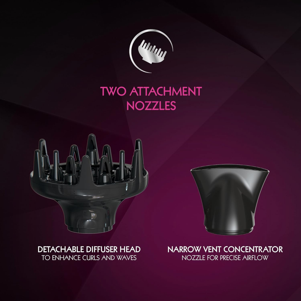 Wahl Ionic Smooth Hair Dryer 2200W Black