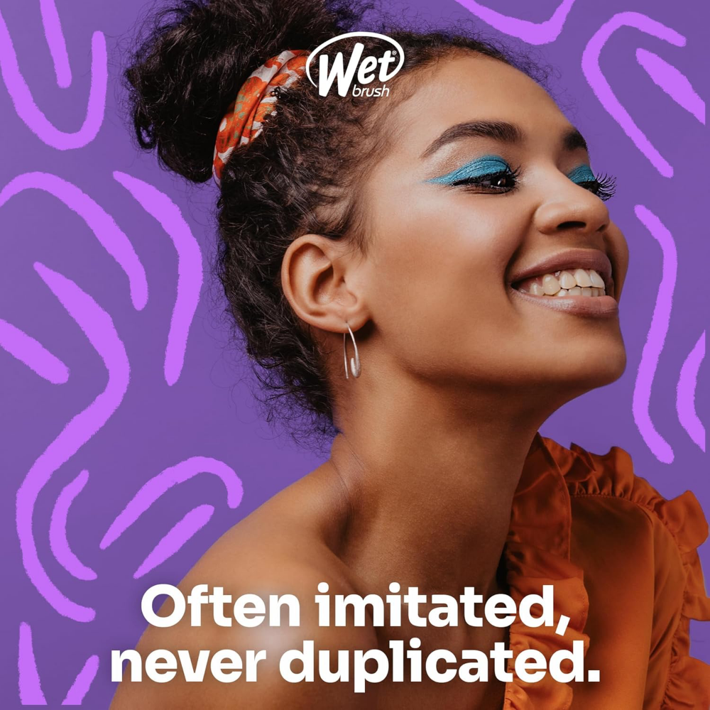 Wet Brush Shine Enhancer Detangler Brush Pink