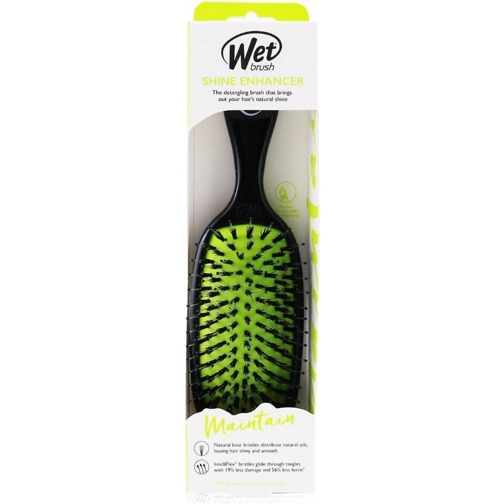 Wet Brush Shine Enhancer Detangler Brush Black