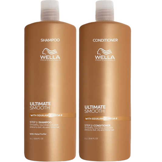 Wella Professionals Ultimate Smooth Shampoo & Conditioner Twin 2 x 1000ml