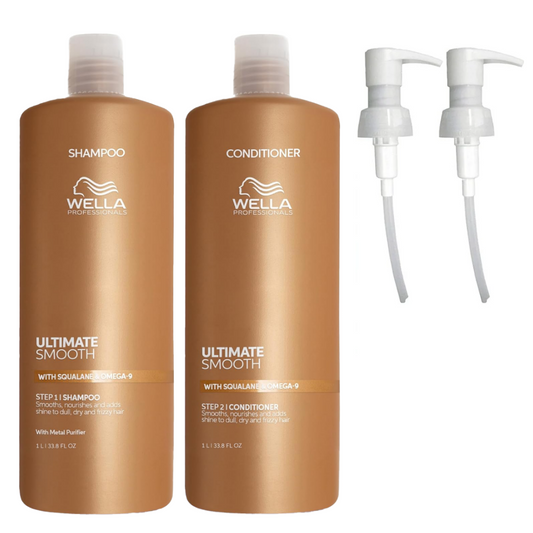 Wella Professionals Ultimate Smooth Shampoo & Conditioner Twin 2 x 1000ml