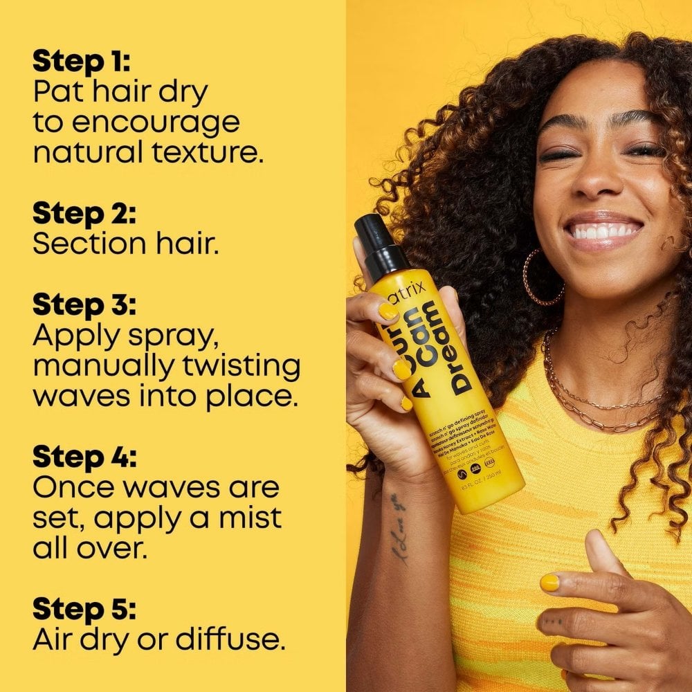 Matrix A Curl Can Dream Scrunch 'N' Go Defining Spray 250ml