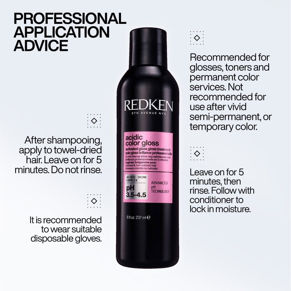 Redken Acidic Colour Activated Glass Gloss Treatment 237ml